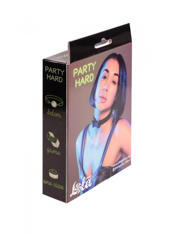 Obroża na szyję Party z muszką damska