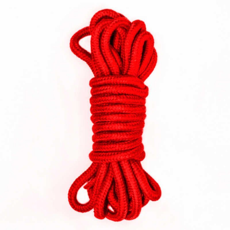 Lina sznur do krępowania Shibari Kinbaku czerwona 5 m