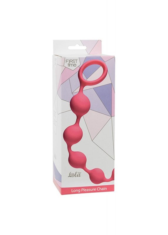 Plug kulki Anal Beads Long Pleasure Chain Pink