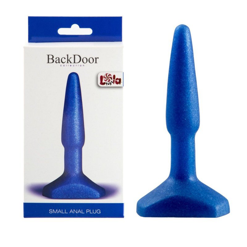 Anal plug small anal plug blue