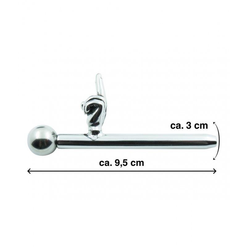 Długi dilator plug do penisa 8mm