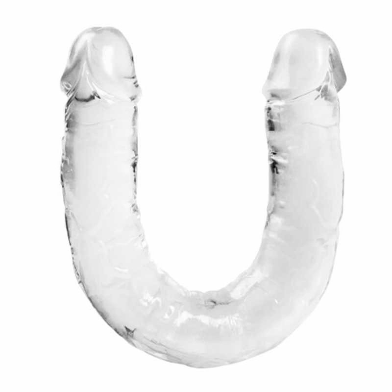Dildo żelowe dwustronne mieniące się 29,5 cm