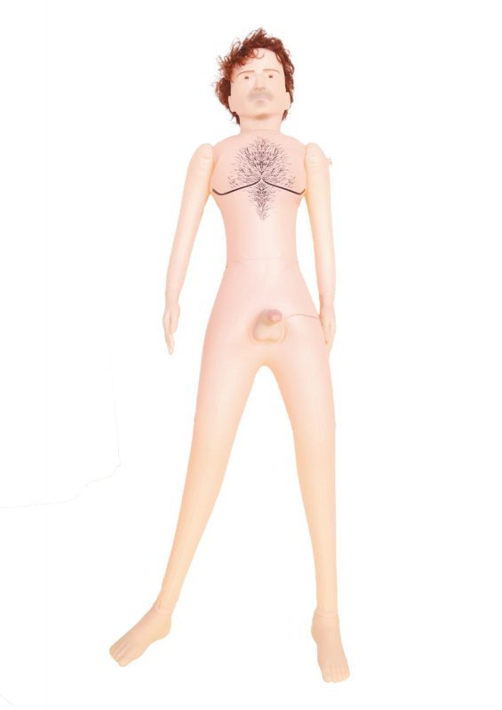 Dmuchana sex lalka 3d facet z wibratorem realistyczny kochanek