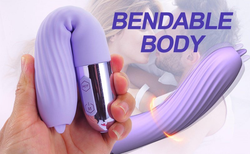 Wibrator silicone vibrator usb, 10 vibration modes, heating