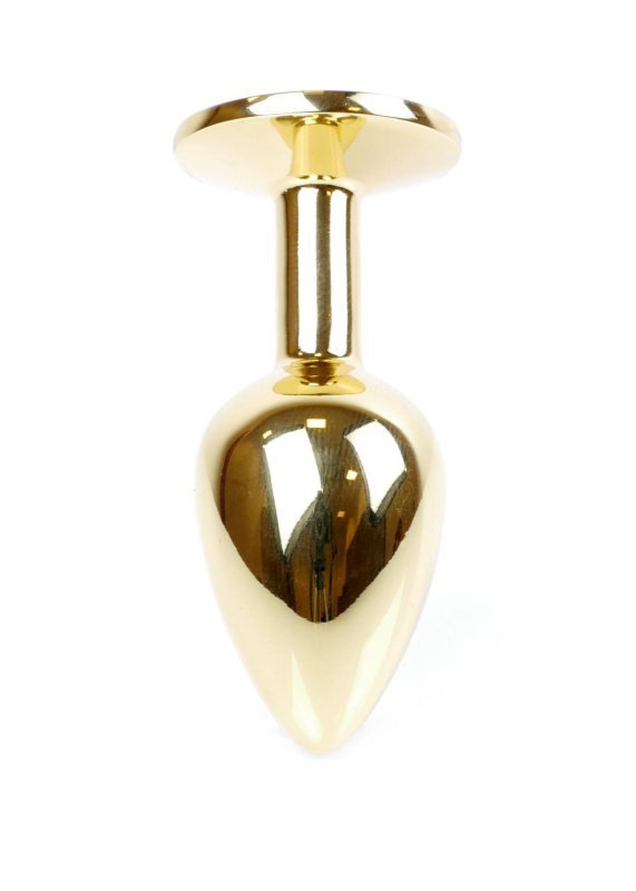 Korek analny z diamentem Jewellery Gold PLUG- Rose
