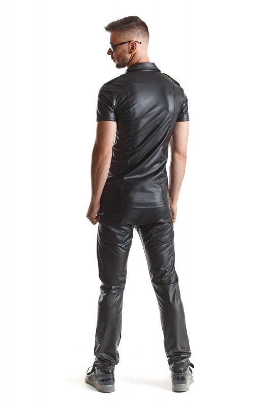 Koszula męska wetlook slim fit  M