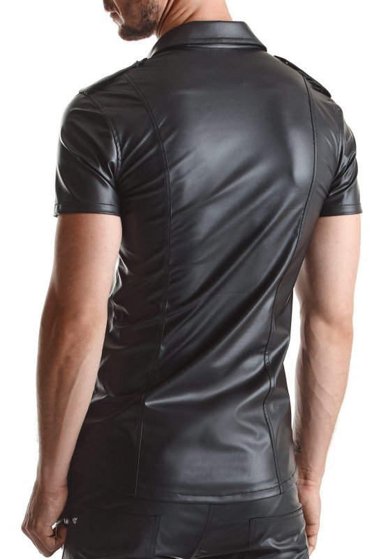 Koszula męska wetlook slim fit XL