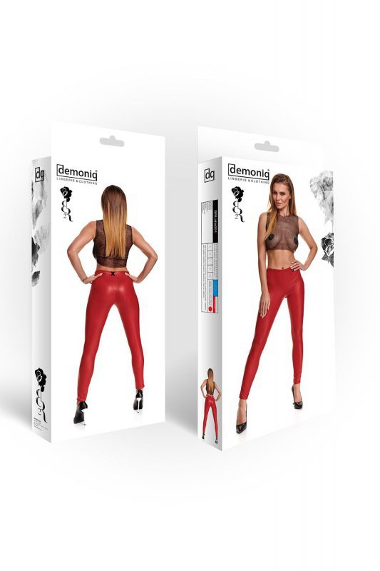 Bielizna Brlidia001 legginsy czerwone rozmiar XXL