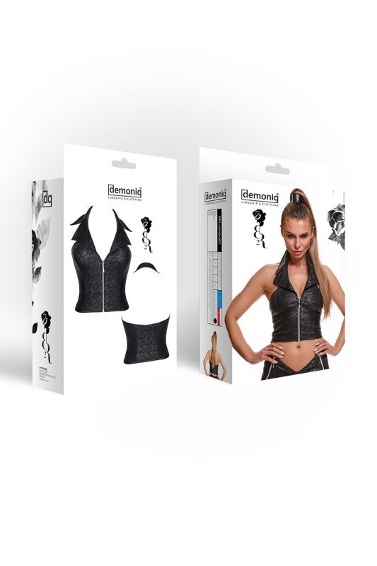 Bielizna - Brludmila001 top czarny rozmiar M