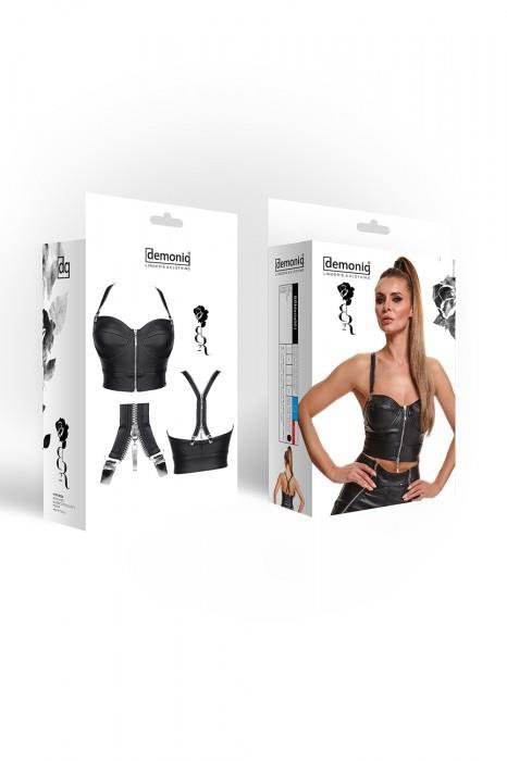 Bielizna - Brmarta001 top czarny rozmiar S