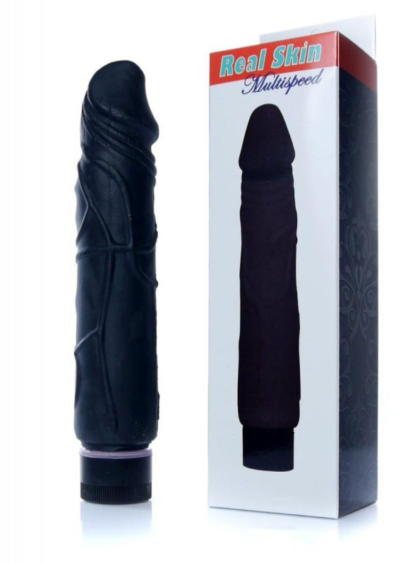 Wibrator jak prawdziwy penis real skin czarny