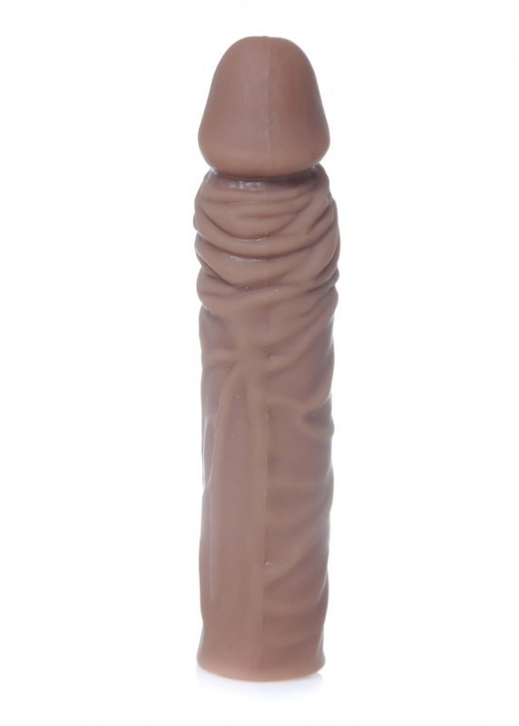 Nakładka przedłużka na penisa z cyberskóry + 7 cm