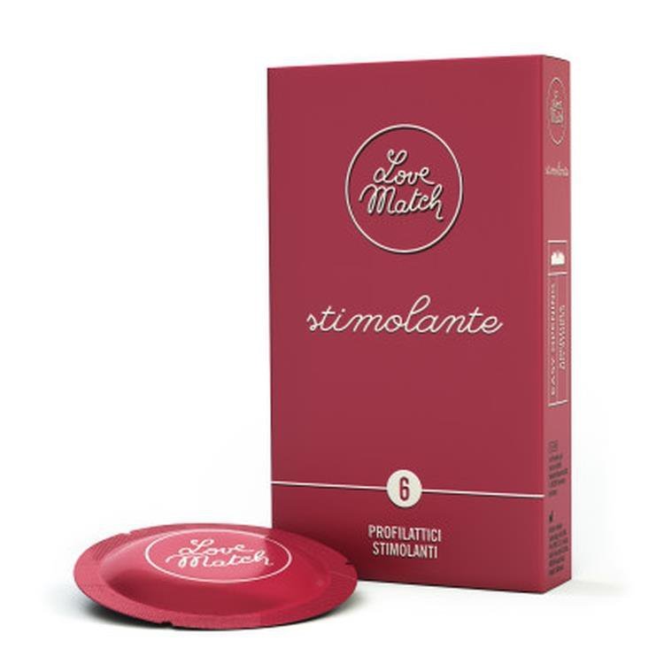 Prezerwatywy Love Match Stimolante  - 6 pcs pack
