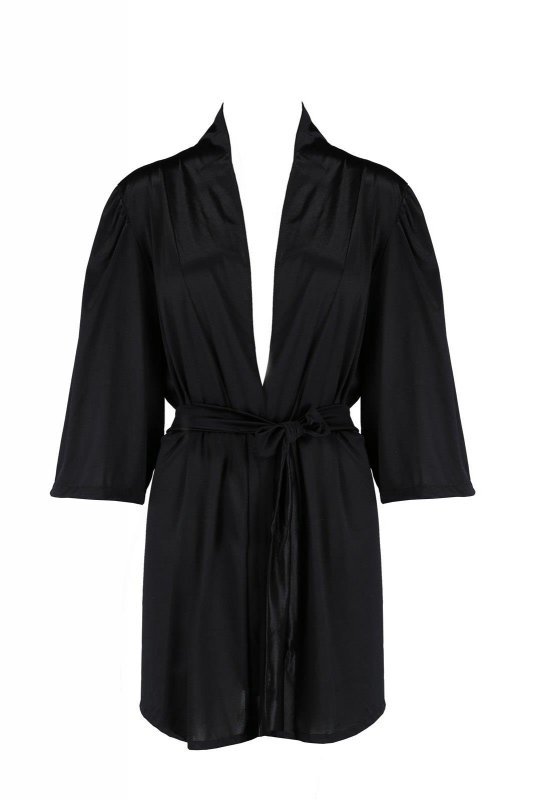 Sybilla peignoir black S/M - Casmir