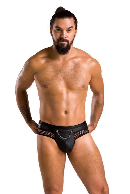 030 Slip Open Tom black L/XL - Passion