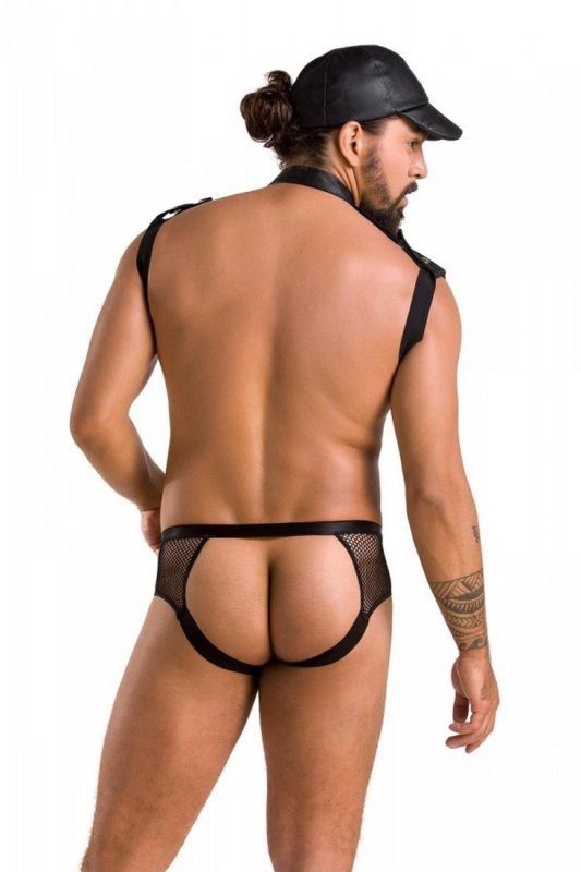 038 Set John black S/M - Passion