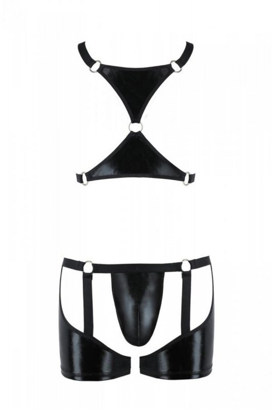 047 Set Aron black L/XL - Passion