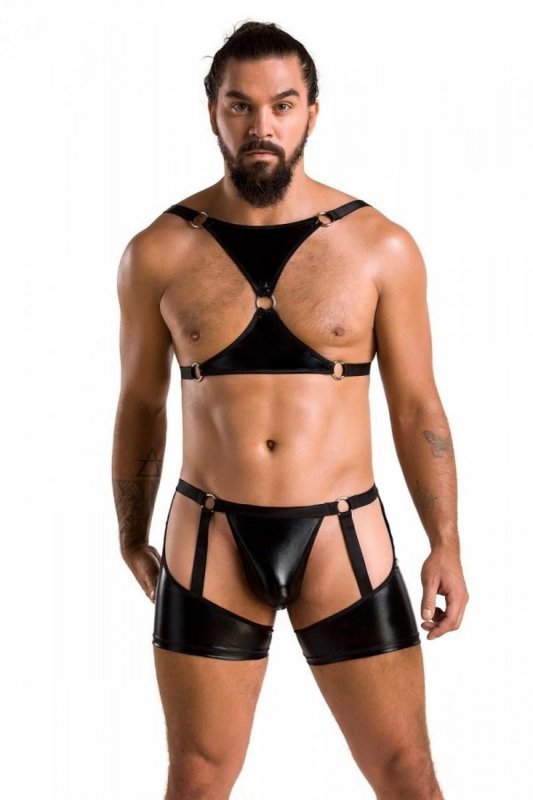 047 Set Aron black S/M - Passion