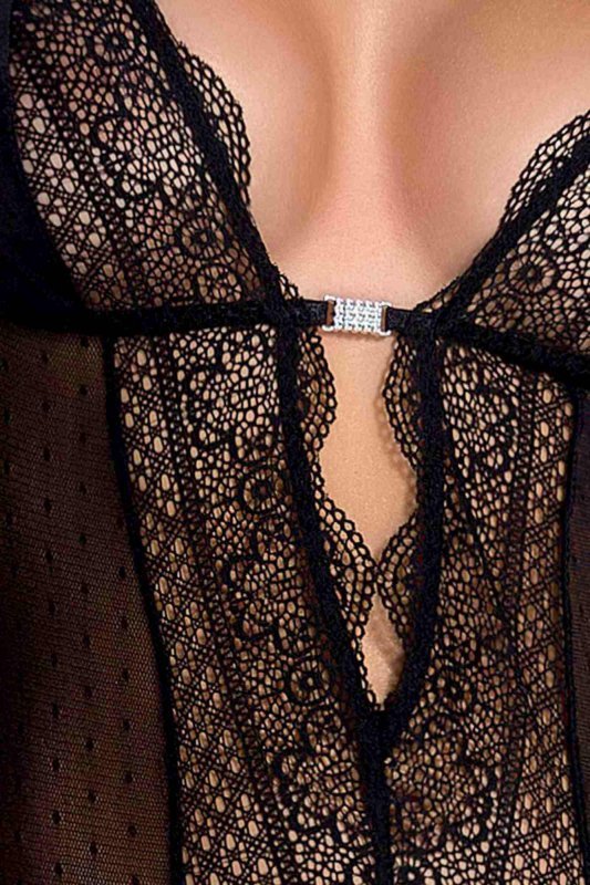 Bielizna Clarisse corset black XXL/XXXL - Casmir