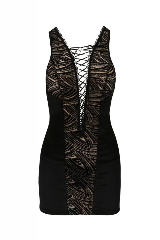 Bielizna Lara chemise black XXL/XXXL - Casmir