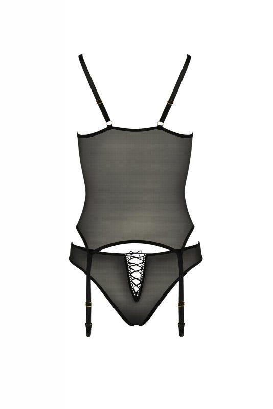 Bielizna Lara corset black XXL/XXXL - Casmir