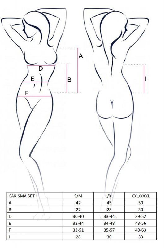 Bielizna Victoria body black L/XL - Casmir