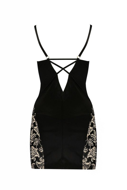 Bielizna Victoria chemise black XXL/XXXL - Casmir