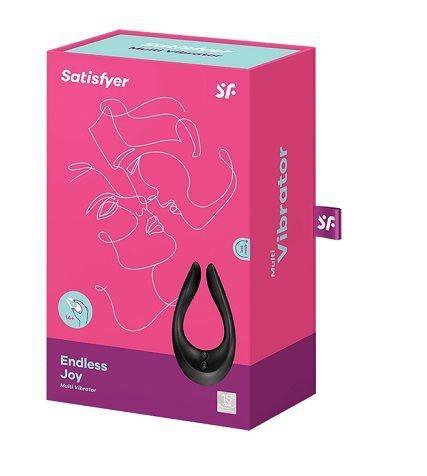 Wibrator sex masażer dla dwojga Satisfyer Endless Joy black