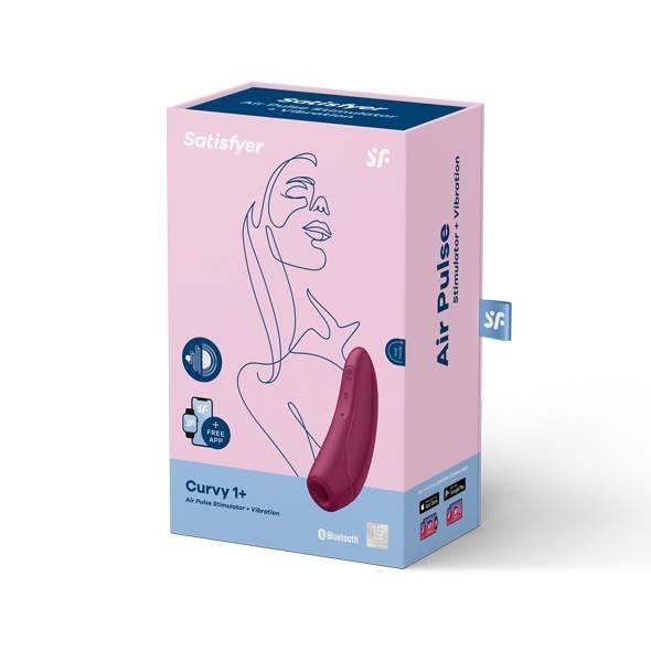 Masażer wibrator Satisfyer Curvy 1+ Air Pulse Stimulator + Vibration