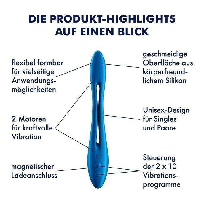 Satisfyer Elastic Game multi vibrator (dark blue)