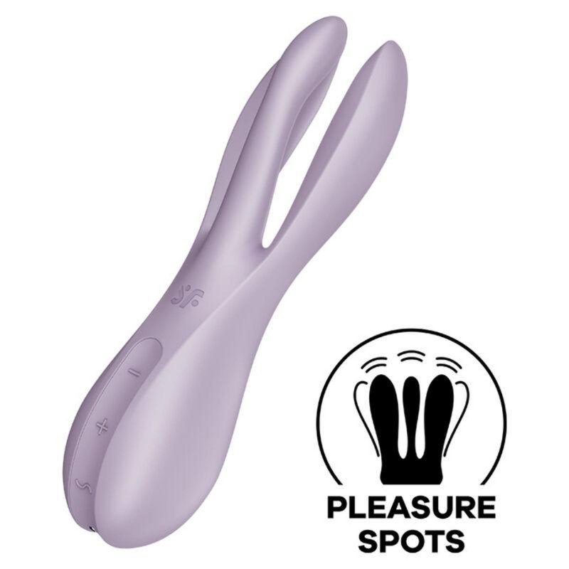 Masażer wielofunkcyjny Satisfyer Threesome 2 fioletowy