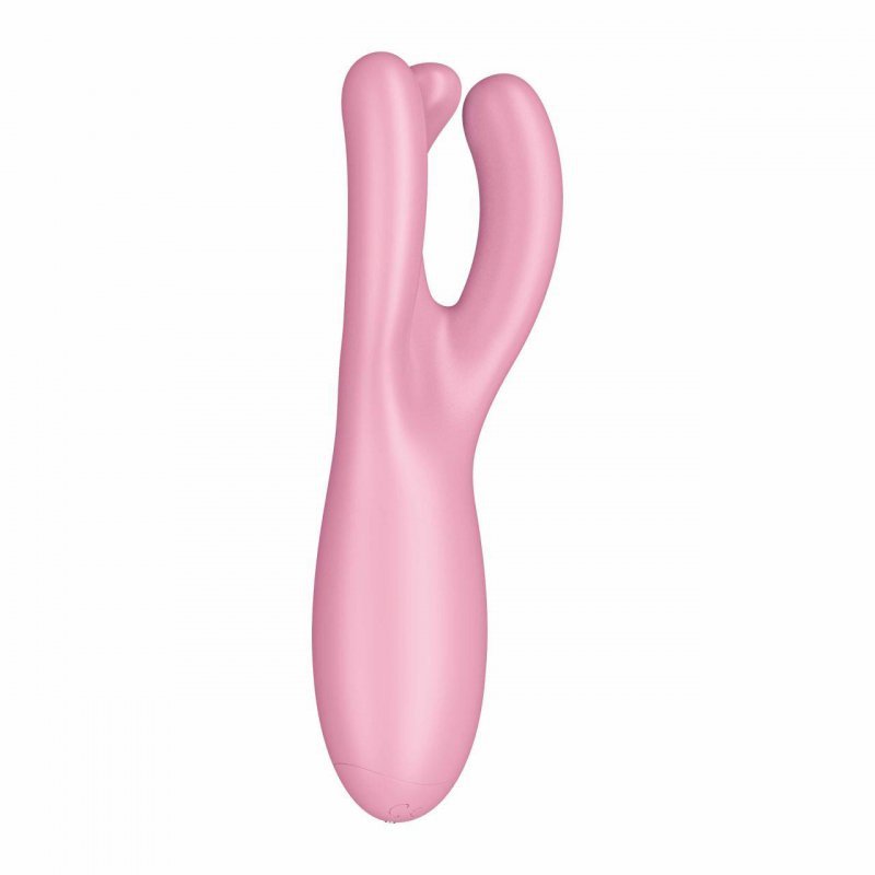 Masażer pochwy i łechtaczki z aplikacją Satisfyer Threesome 4