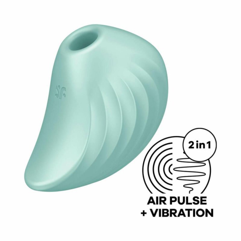 Stymulator ciśnieniowy Satisfyer Pearl Diver miętowy