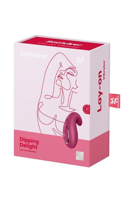Masażer do łechtaczki Satisfyer Dipping Delight fuksjowy