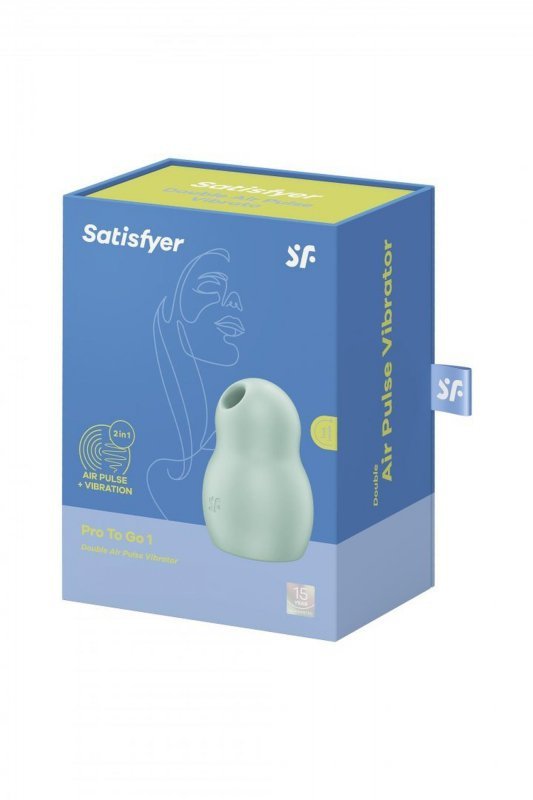 Masażer ssący powietrzny Satisfyer Pro To Go 1 miętowy