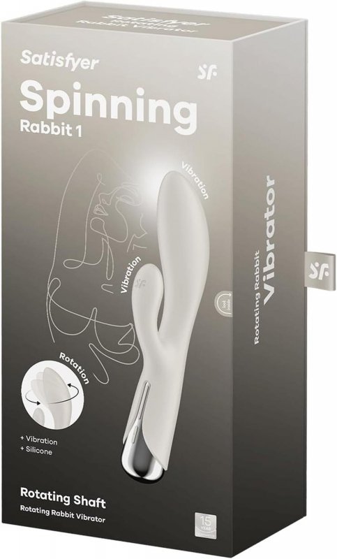 Wibrator damski Satisfyer Spinning Rabbit 1 Beige