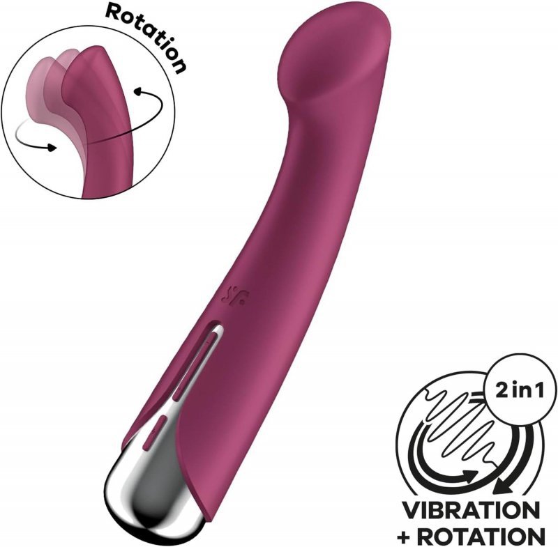 Wibrator damski Satisfyer Spinning G-Spot 1 Red