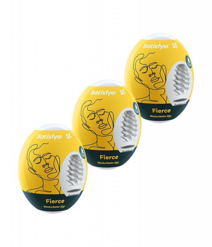 3x Masturbator Satisfyer Eggs Fierce zestaw jajek