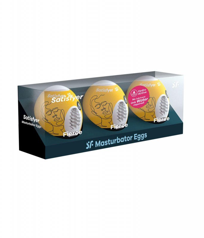 3x Masturbator Satisfyer Eggs Fierce zestaw jajek