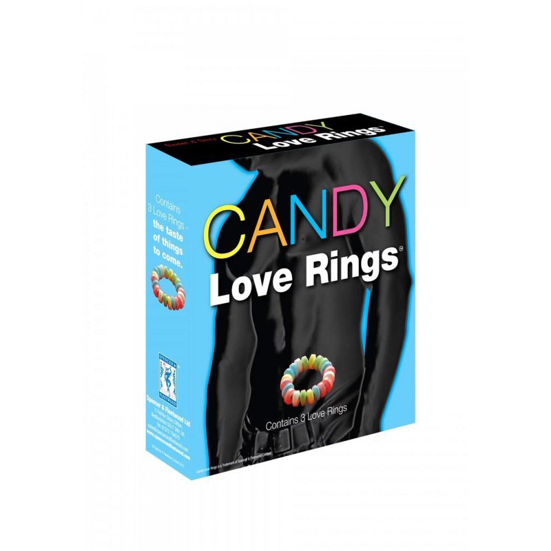 Słodycze Candy love rings, pierścień miłości