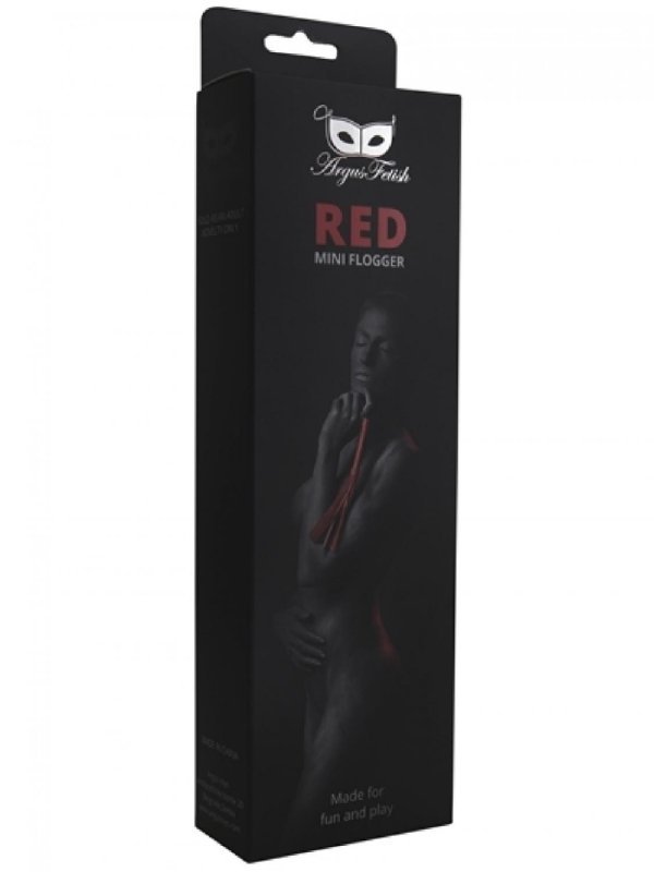 Red mini flogger