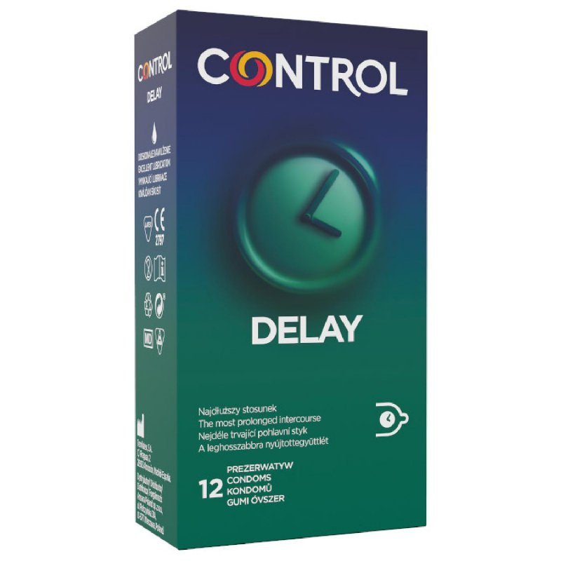 Prezerwatywy opóźniające wytrysk Control Delay 12 sztuk