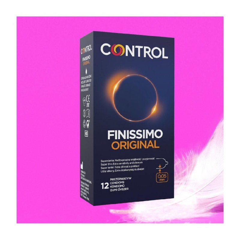 Prezerwatywy cienkie Control Finissimo Original 12 sztuk