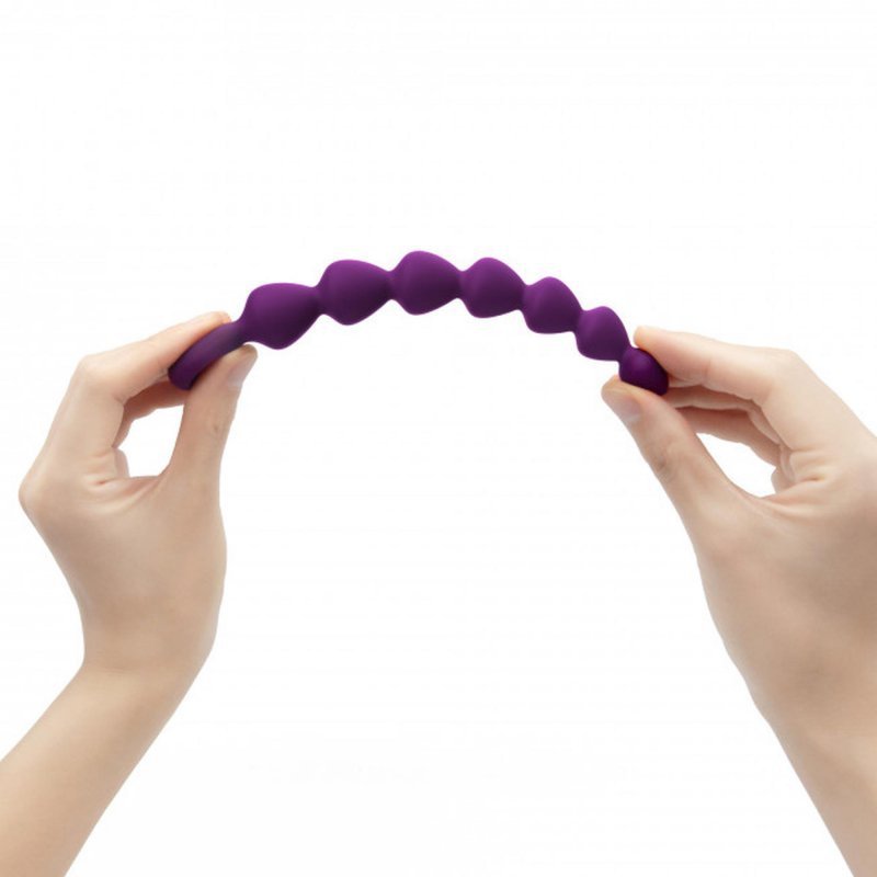 Elastyczna sonda analna kulki koraliki stymulator odbytu 15 cm