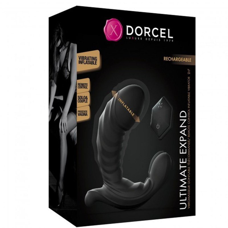Pompowany wibrator z pilotem Dorcel Ultimate Expand