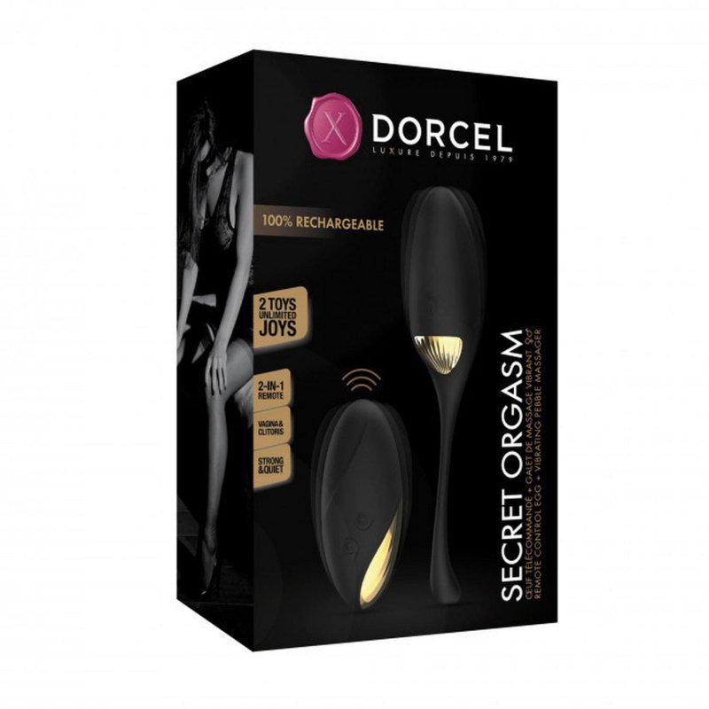 Ekskluzywne wibrujące jajeczko z pilotem Dorcel Secret Orgasm