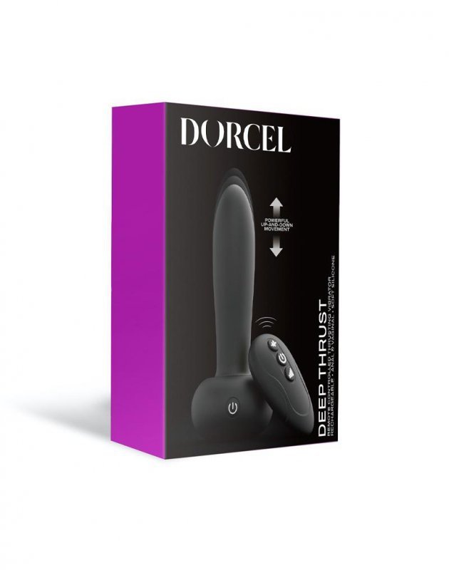 Posuwisty wibrator analny z pilotem Dorcel Deep Thrust