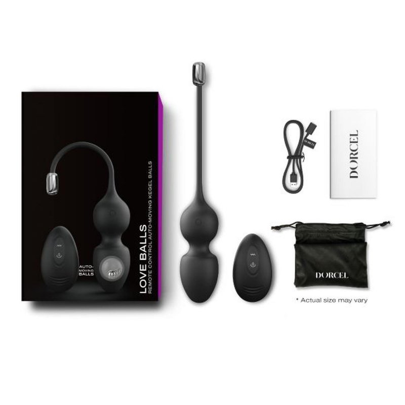 Wibrujące kulki Dorcel Love Balls black