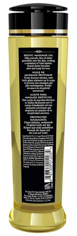 Massage oil stimulation peach
