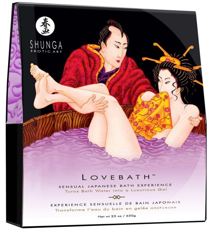 Zestaw do pobudzającej kąpieli Gel Lovebath Lotus Sensuel